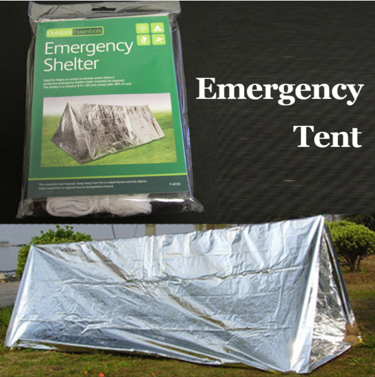 First Aid Tent Camping Aluminum Exterior Summer Hiking Reflective Blanket