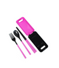 Set Cutlery Fork Chopsticks Spoon Camping Picnic for Child Kids